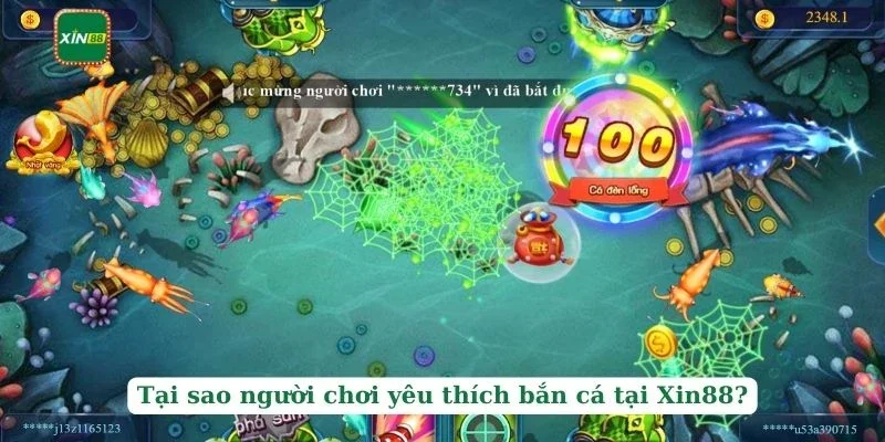Bắn Cá Xin88 2 Tại sao người chơi yêu thích bắn cá tại Xin88?