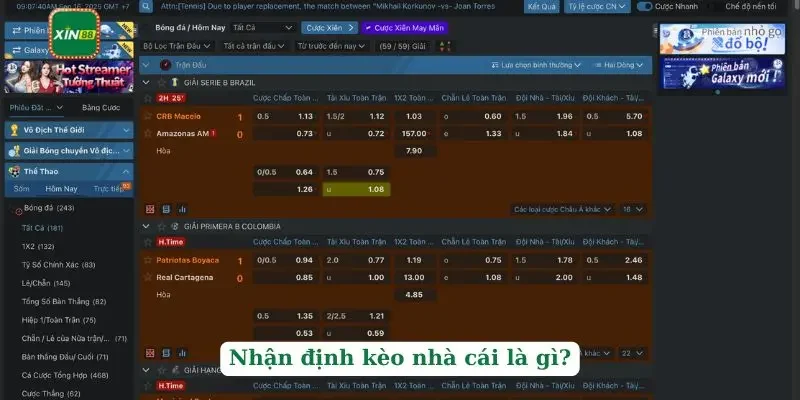 Nhận Định Kèo Nhà Cái Để Chơi Cá Cược Hiệu Quả Từ Cao Thủ 2 Nhận định kèo nhà cái là gì?