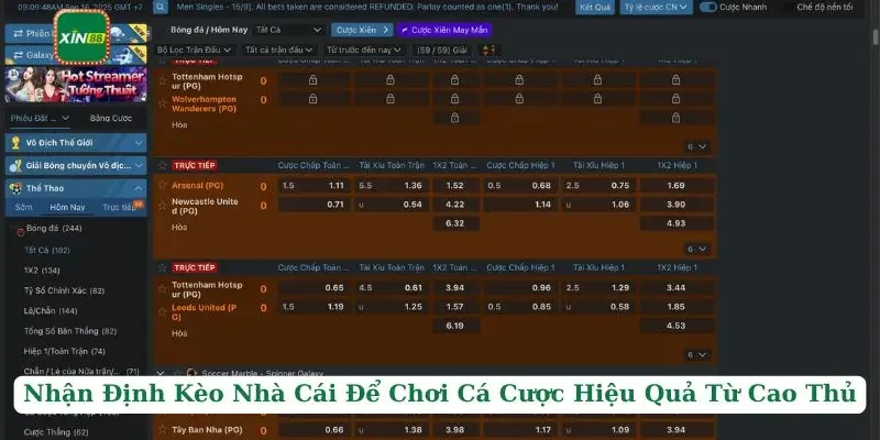 Nhận Định Kèo Nhà Cái Để Chơi Cá Cược Hiệu Quả Từ Cao Thủ