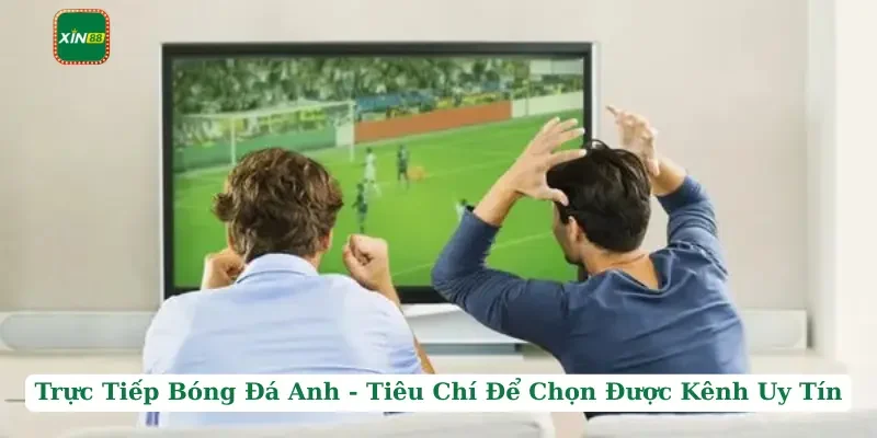 Trực Tiếp Bóng Đá Anh - Tiêu Chí Để Chọn Được Kênh Uy Tín