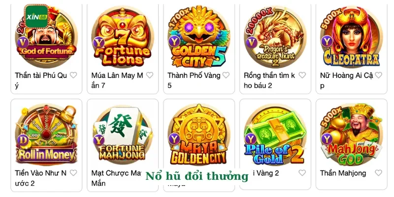 Xin88 186 Nổ hũ đổi thưởng
