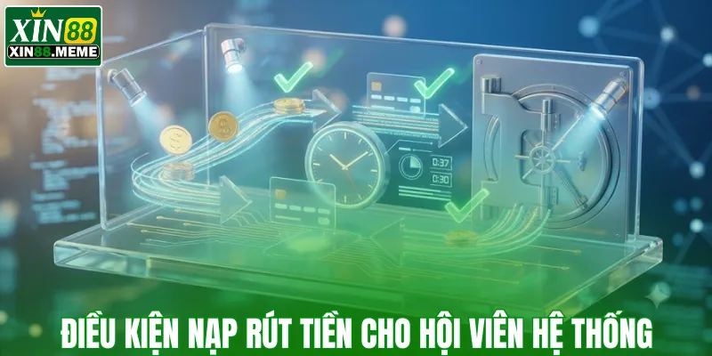 Điều kiện nạp rút tiền cho hội viên hệ thống